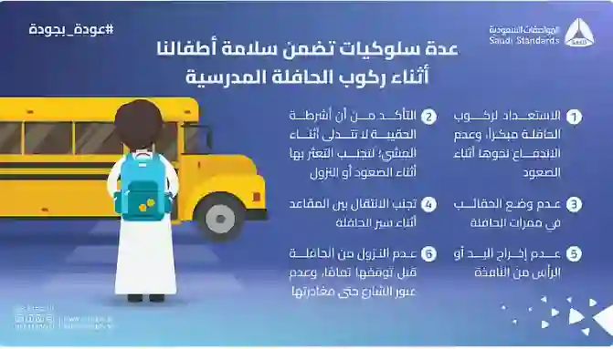السعودية تعلن عن الشروط التي يجب توفرها في باصات النقل المدرسي